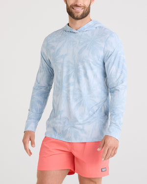 Saxx - Droptemp™ All Day Cooling Hoodie : Racer Blue Heather