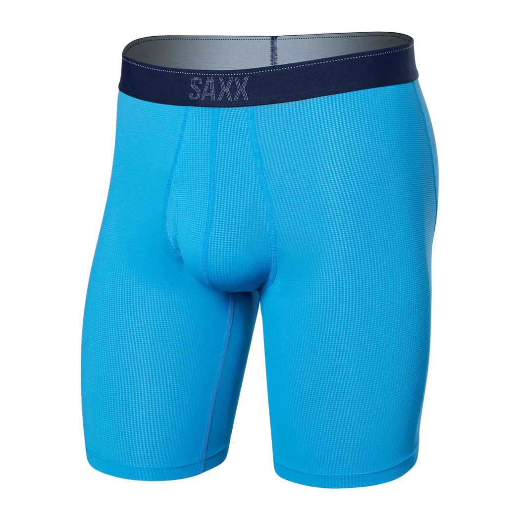 Saxx - Quest Quick Dry Mesh Long Leg : Tropical Blue
