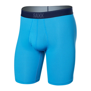 Saxx - Quest Quick Dry Mesh Long Leg : Tropical Blue