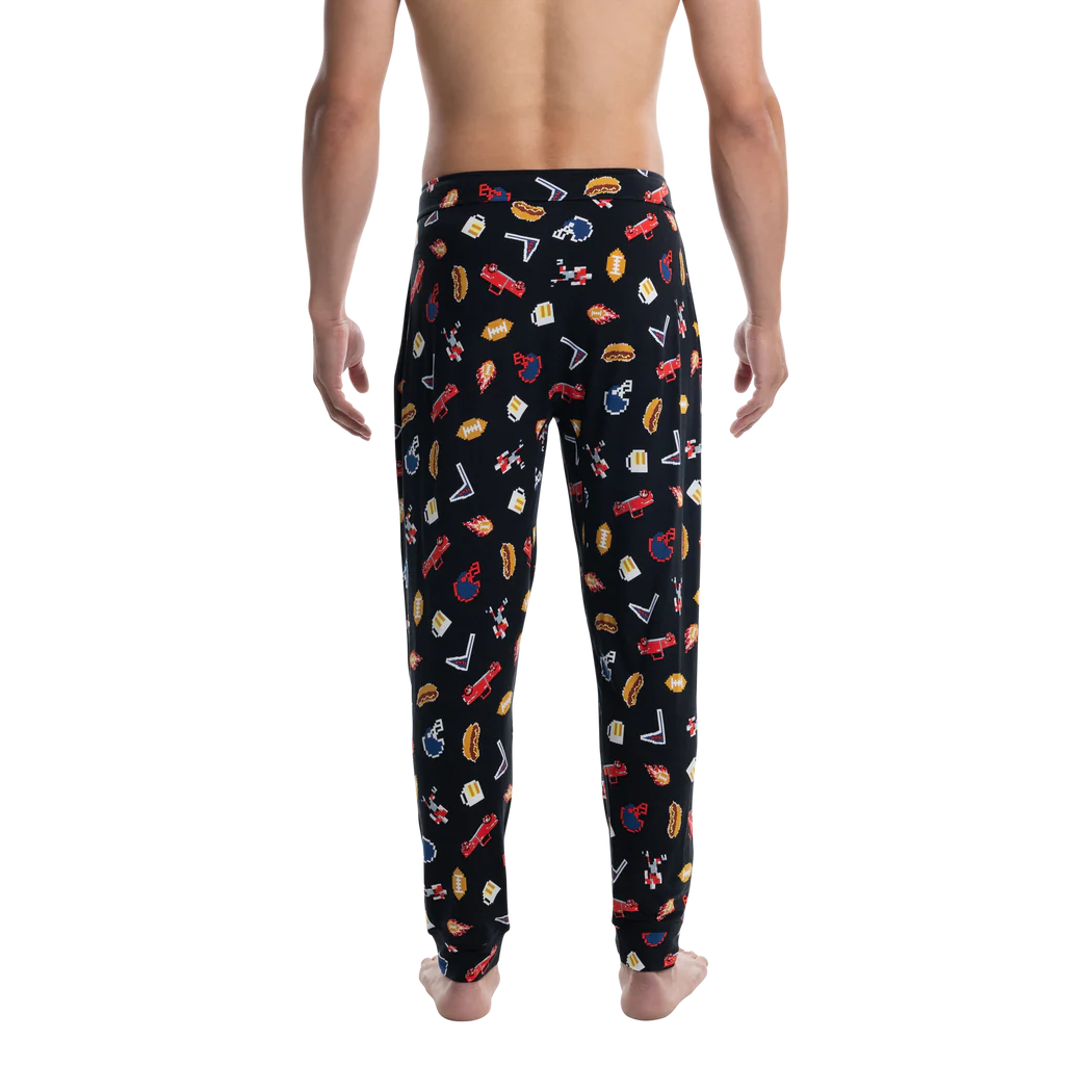 Pantalon Pyjama Saxx Snooze FOOTBALL GAMER- BLACK