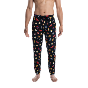 Pantalon Pyjama Saxx Snooze FOOTBALL GAMER- BLACK