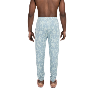 Saxx - Snooze Pants : Splash Palms - Desert Blue 