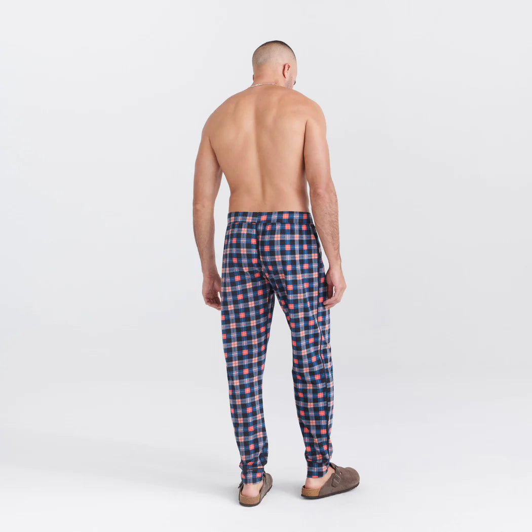 Pantalon Pyjama Saxx DROPTEMP™ COOLING CATNAP PLAID- BLACK