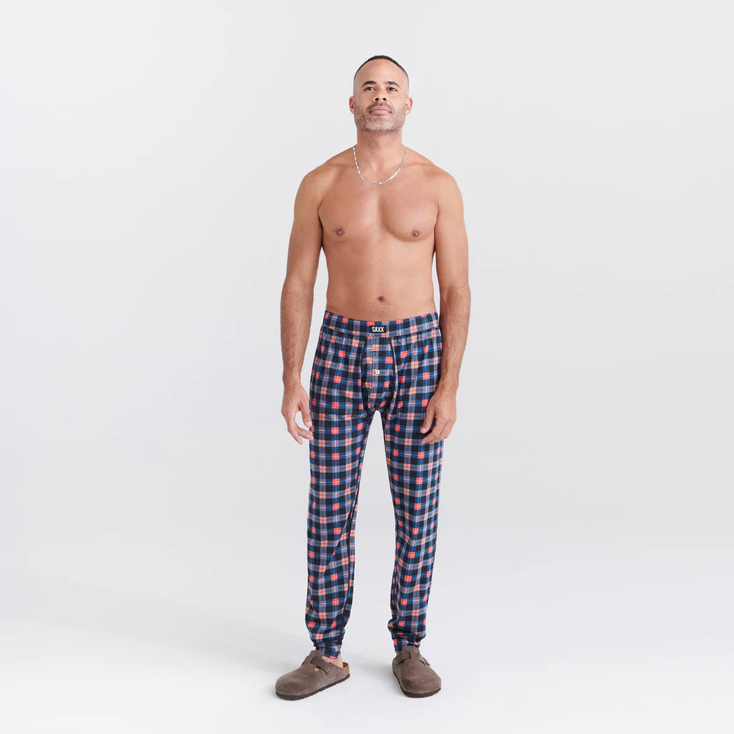 Saxx - Droptemp™ Cooling Sleep Pants : Catnap Plaid-Black