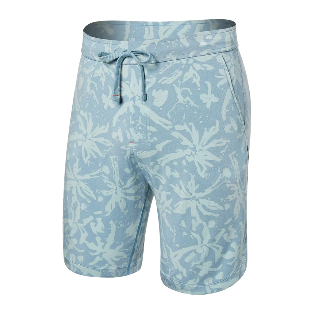 Short Saxx Snooze SPLASH PALMS- DESERT BLUE | Saxx Underwear – Mesbobettes