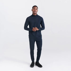 Pantalon jogging Peakdaze performant en maille douce Black
