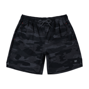 Short Multi-Sport 2N1 7" MARÉE CAMO - BLEU