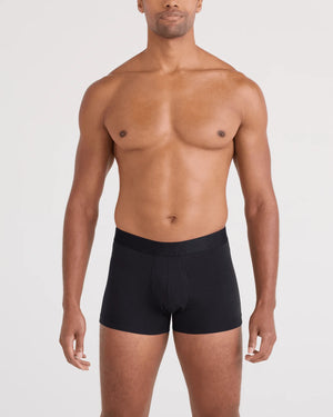 Pack of 2 Droptemp Cotton Boxer Shorts DARK INK/BLACK