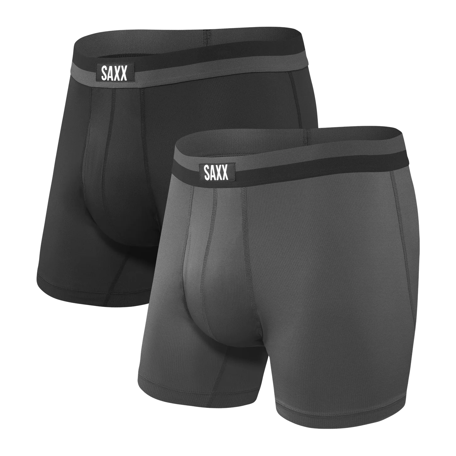 Pack de 2 boxers Sport Mesh BLACK/GRAPHITE