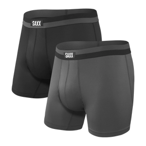 Pack de 2 boxers Sport Mesh BLACK/GRAPHITE