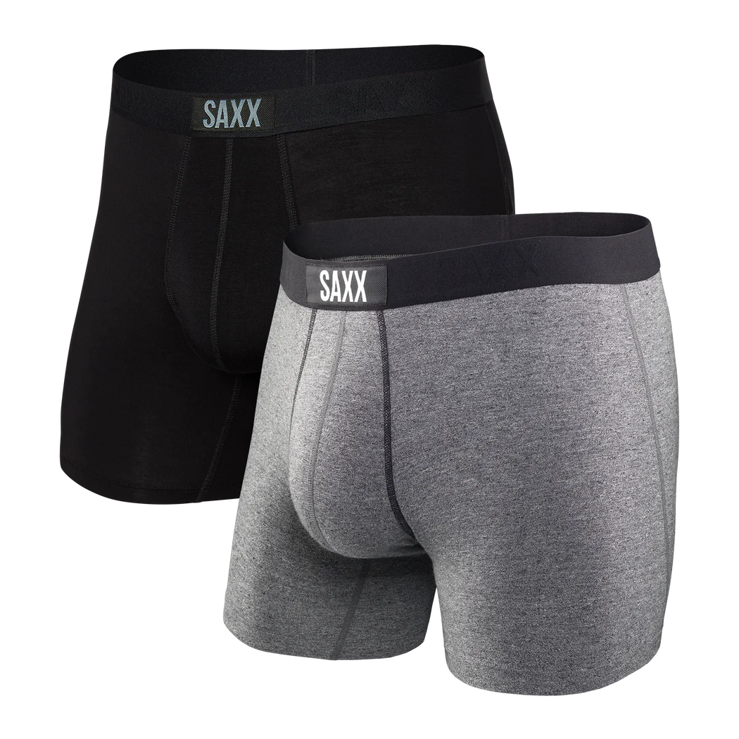 Pack de 2 boxers Vibe BLACK/GREY