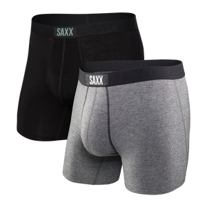 Pack de 2 boxers Vibe BLACK/GREY