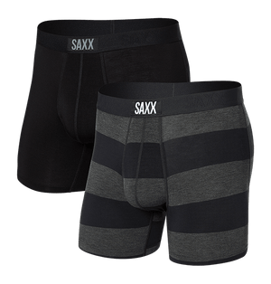 Pack de 2 boxers Vibe Graphite Ombre Rugby/Black