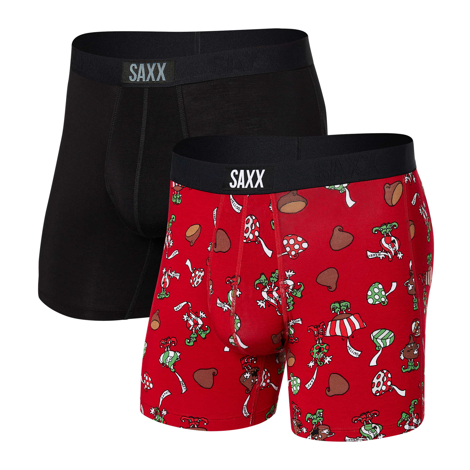 Pack de 2 boxers Vibe Kiss Off / Black