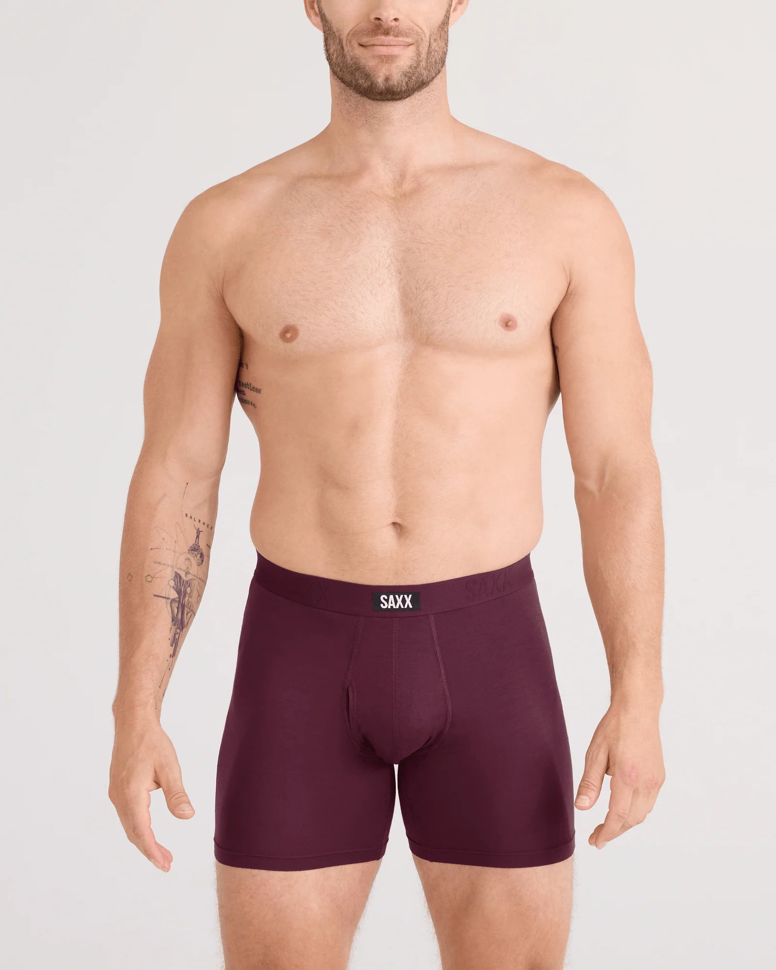 Pack de 2 boxers Vibe Xtra BOURGOGNE/INDIGO LAVÉ