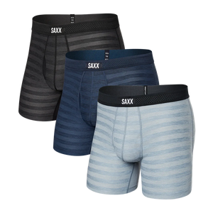 Pack de 3 boxers Saxx DROPTEMP™ COOLING MESH BLK/DK DENIM/GREY