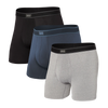 Pack of 3 Daytripper boxers Black Gray Navy