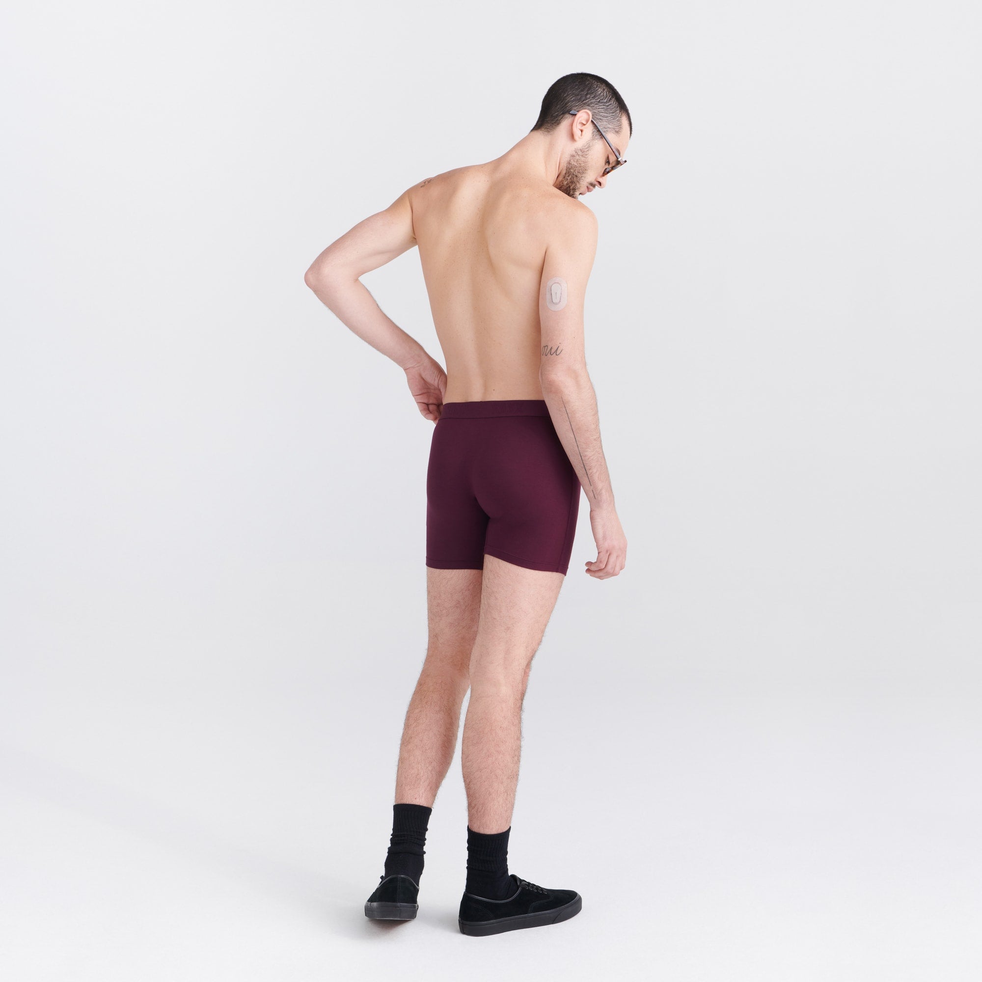 Pack de 3 boxers Ultra Plum/Turbulence/Black