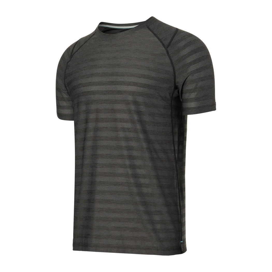 T-shirt Saxx DROPTEMP™ COOLING MESH Black Heather