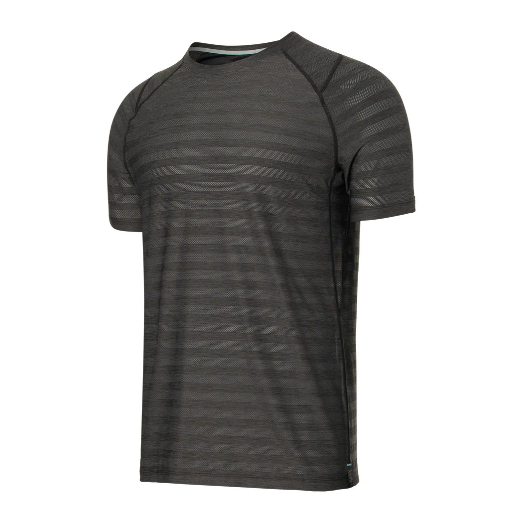 Saxx - Droptemp™ Cooling Mesh T-shirt : Black Heather