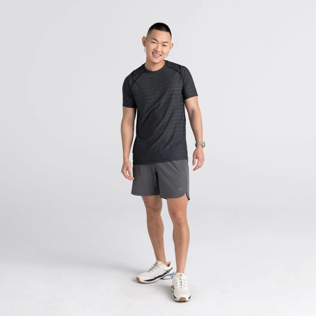 Saxx - Droptemp™ Cooling Mesh T-shirt : Black Heather