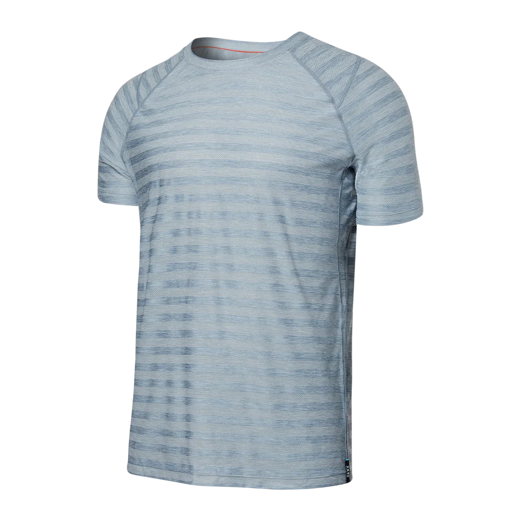 Saxx - Droptemp™ Cooling Mesh T-shirt : Mid Grey Heather