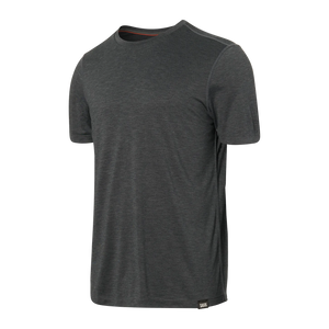 Saxx - All Day Aerator T-Shirt : Faded Black Heather