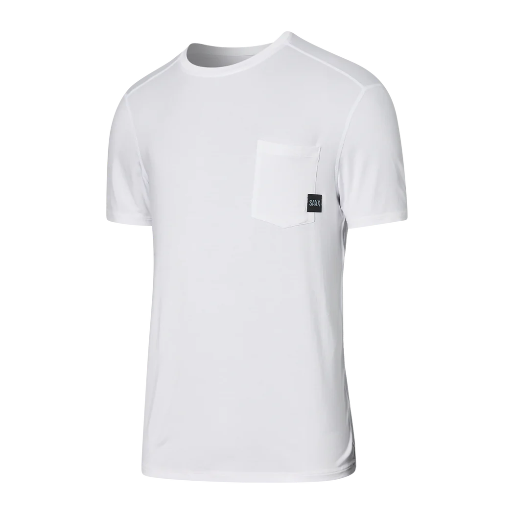 T-shirt avec poche Saxx SLEEPWALKER Blanc