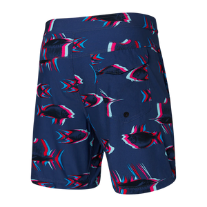 Maillot de bain Saxx Betawave 2N1 Boardie 7" SCALED UP- DEEP COBALT