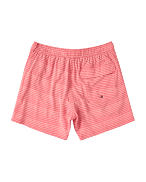 Maillot de bain Oh Buoy 2in1 VOLLEY 5" HIBISCUS/RAYURE POP CORAIL