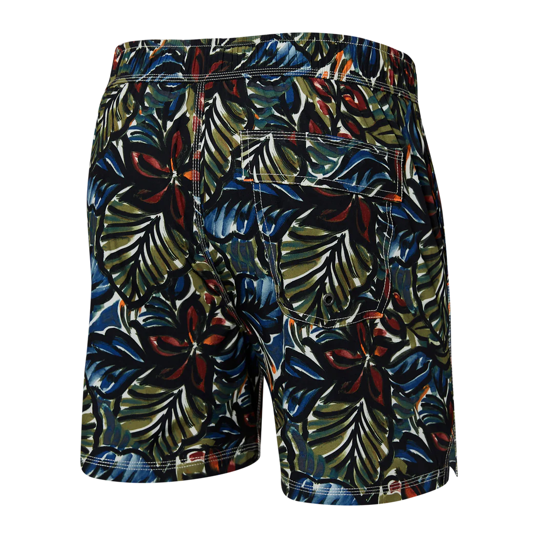 Maillot de bain Saxx Oh Buoy 2in1 VOLLEY 5" PAINTERLY PARADISE-MULTI