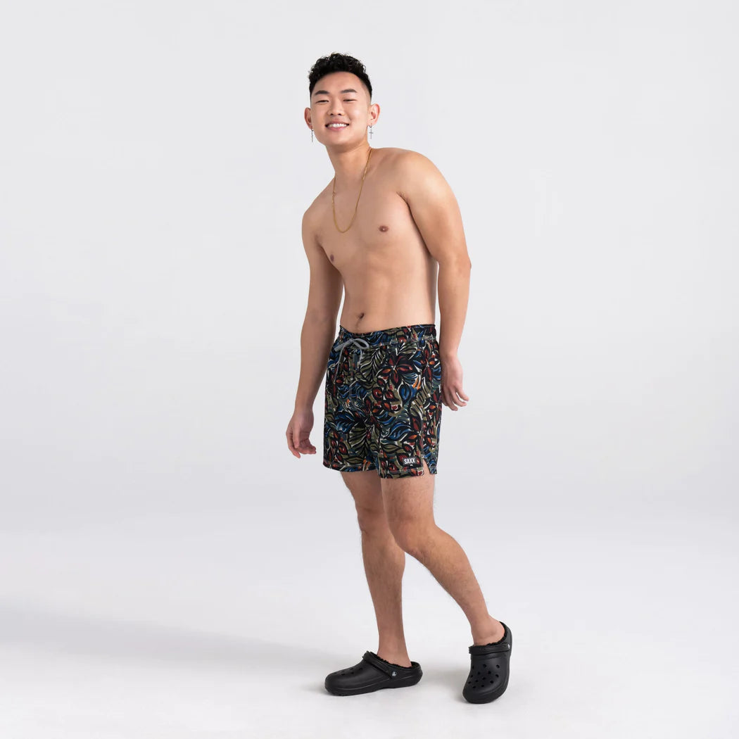 Maillot de bain Saxx Oh Buoy 2in1 VOLLEY 5" PAINTERLY PARADISE-MULTI