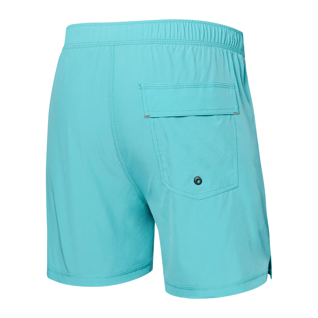 Maillot de bain Saxx Oh Buoy 2in1 VOLLEY 5" Turquoise