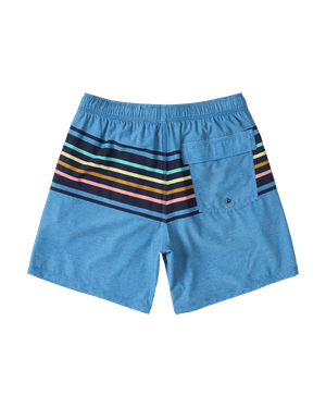 Maillot de bain Oh Buoy 2in1 VOLLEY 7" RAYURE AUDACIEUSE-BLEU LAC