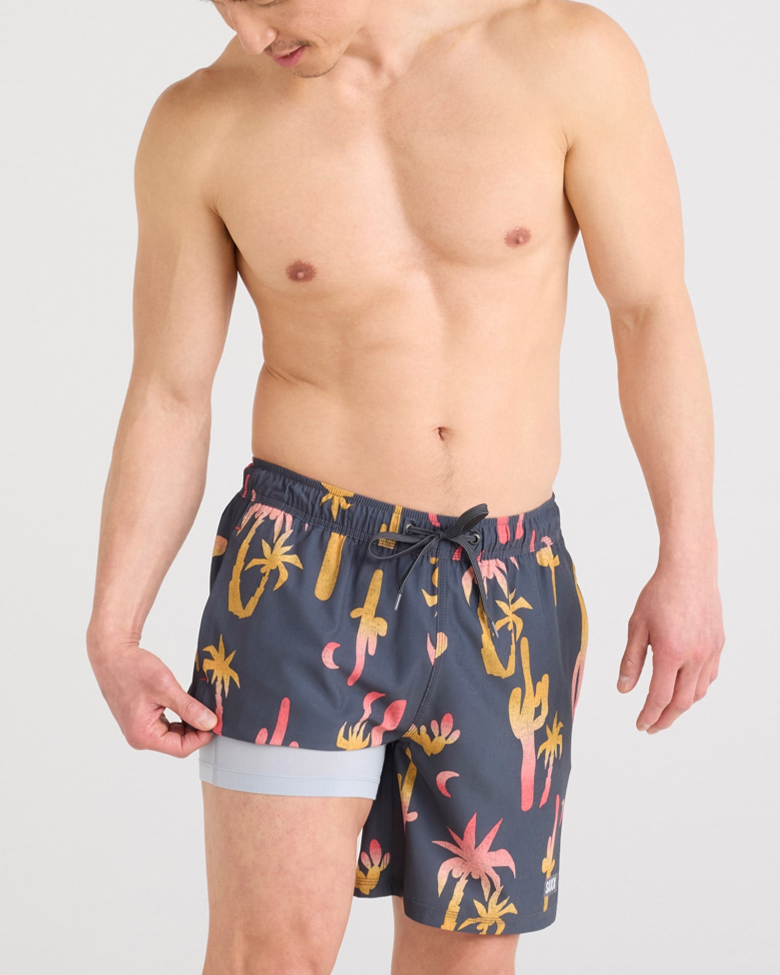 Oh Buoy 2in1 VOLLEY 7" OASIS-EBONY Swimsuit