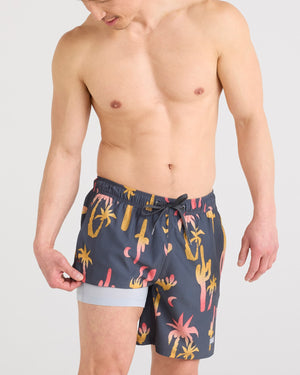 Oh Buoy 2in1 VOLLEY 7" OASIS-EBONY Swimsuit