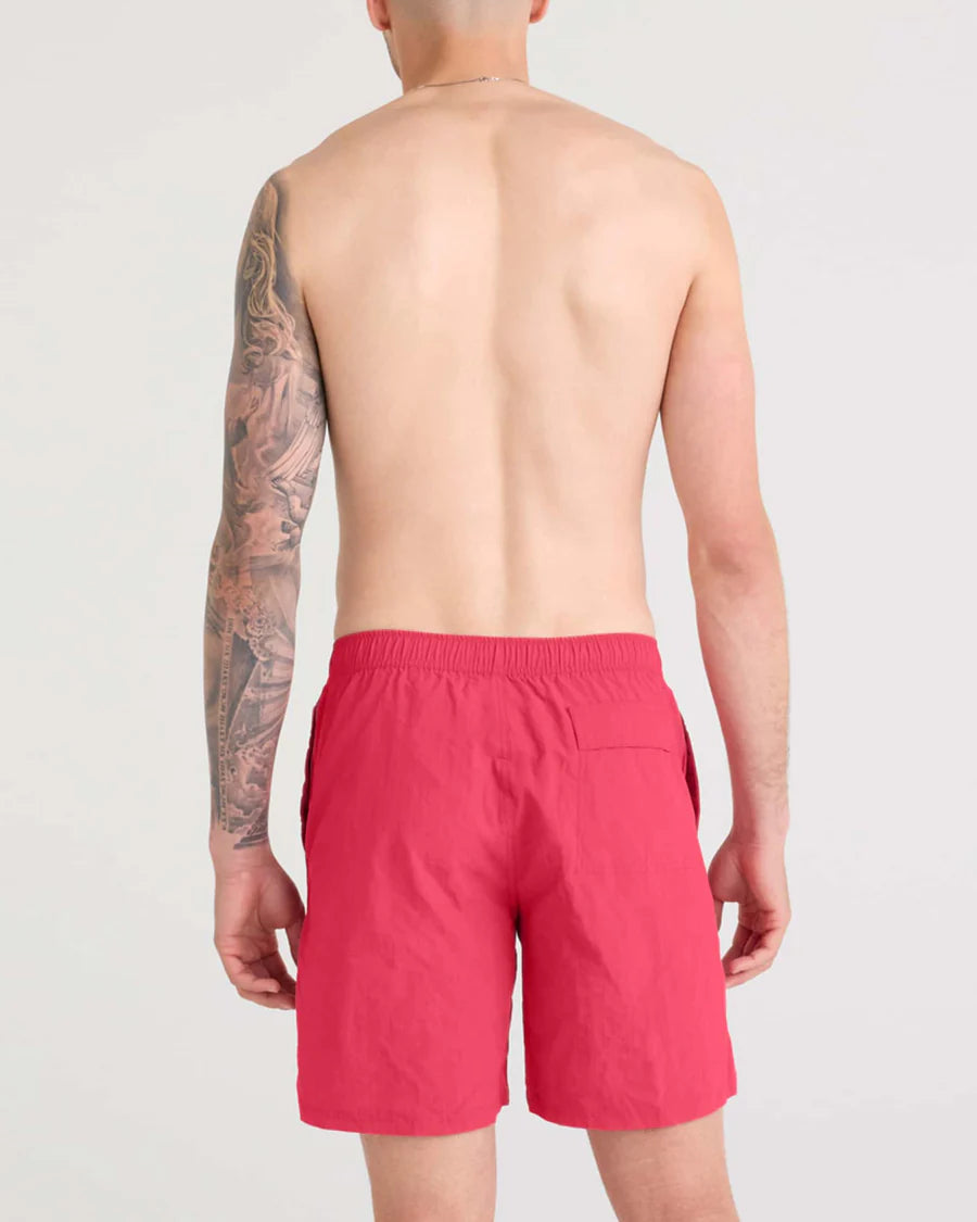 Maillot de bain GO COASTAL VOLLEY 2-EN-1 -- 7'' FRAMBOISE