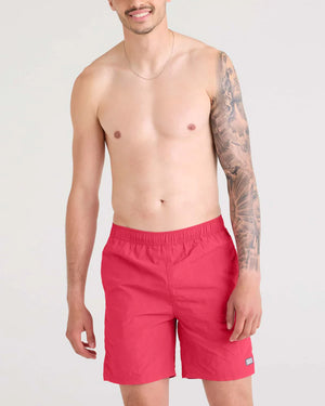 Maillot de bain GO COASTAL VOLLEY 2-EN-1 -- 7'' FRAMBOISE