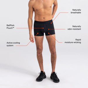 Boxer court DROPTEMP™ COOLING COTTON Tidal Camo-Blue