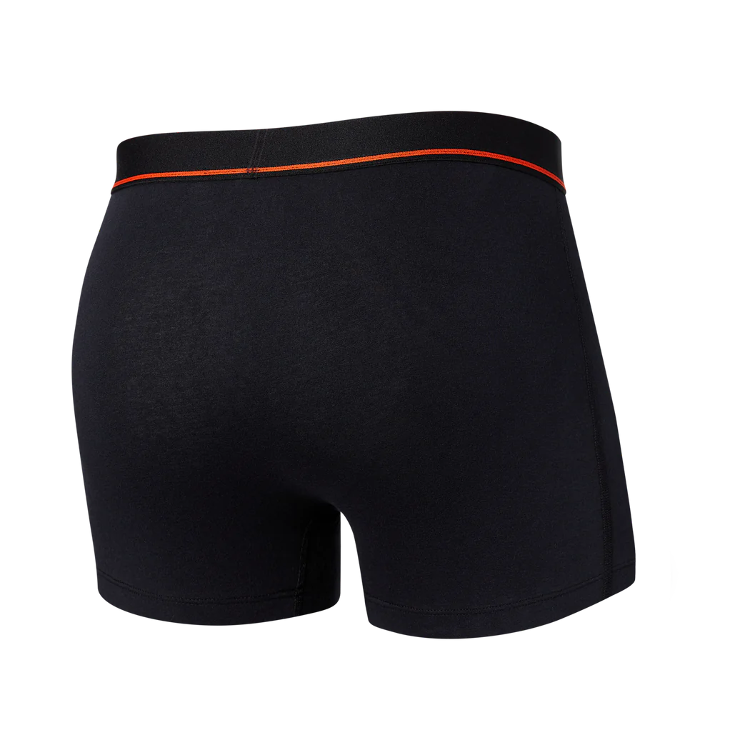 Boxer court Saxx Non-Stop Stretch Cotton Black