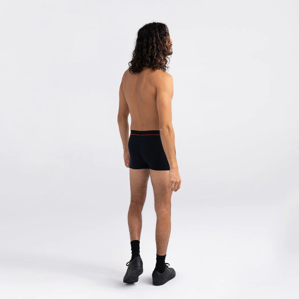 Boxer court Saxx Non-Stop Stretch Cotton Black