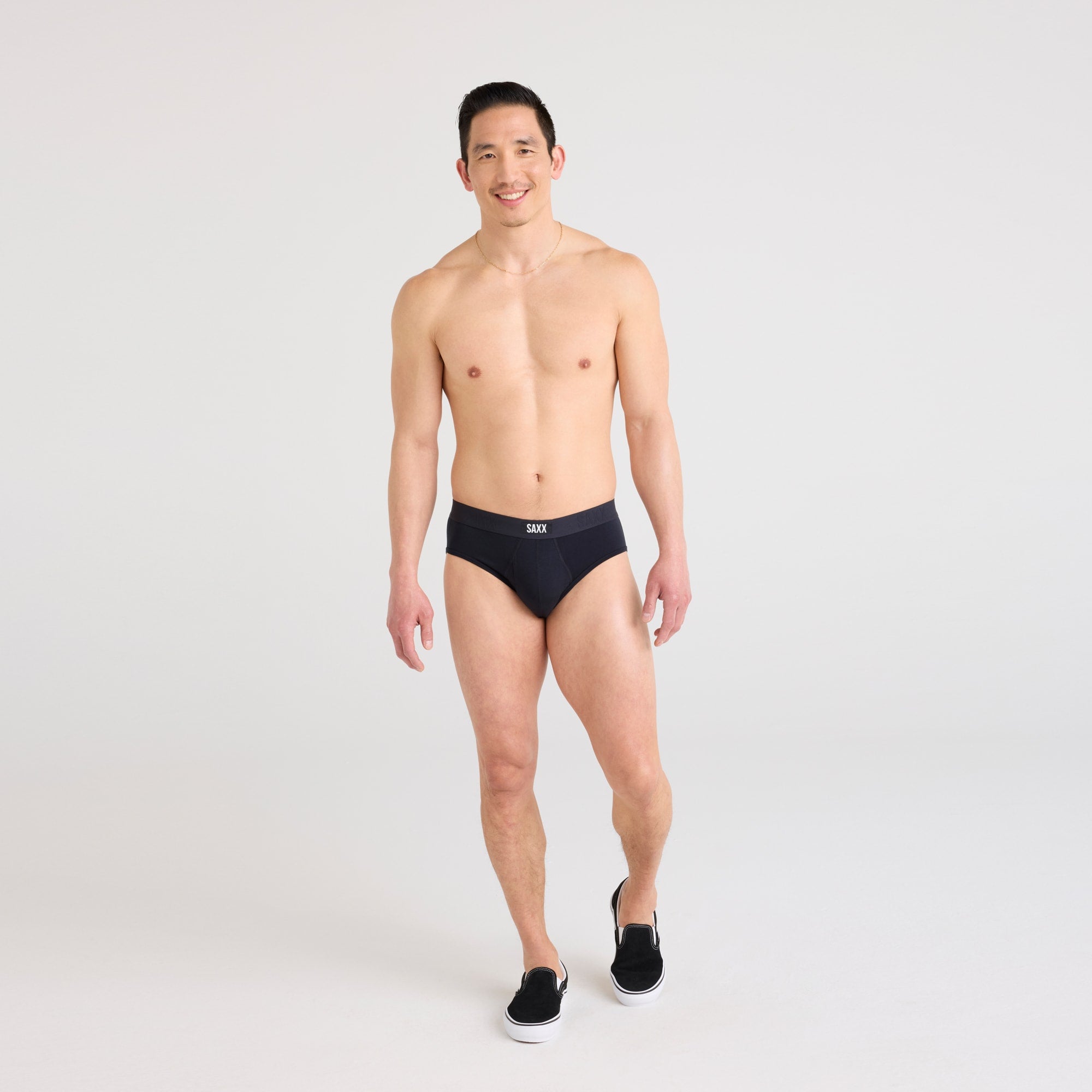 Saxx - Non-Strop Stretch Cotton Classique Brief : Black
