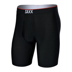 Saxx - Training Light Compression Mesh Long Leg : Black