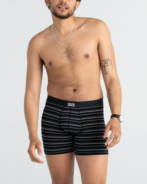 Saxx - Vibe Boxer Brief : Black Coast Stripe