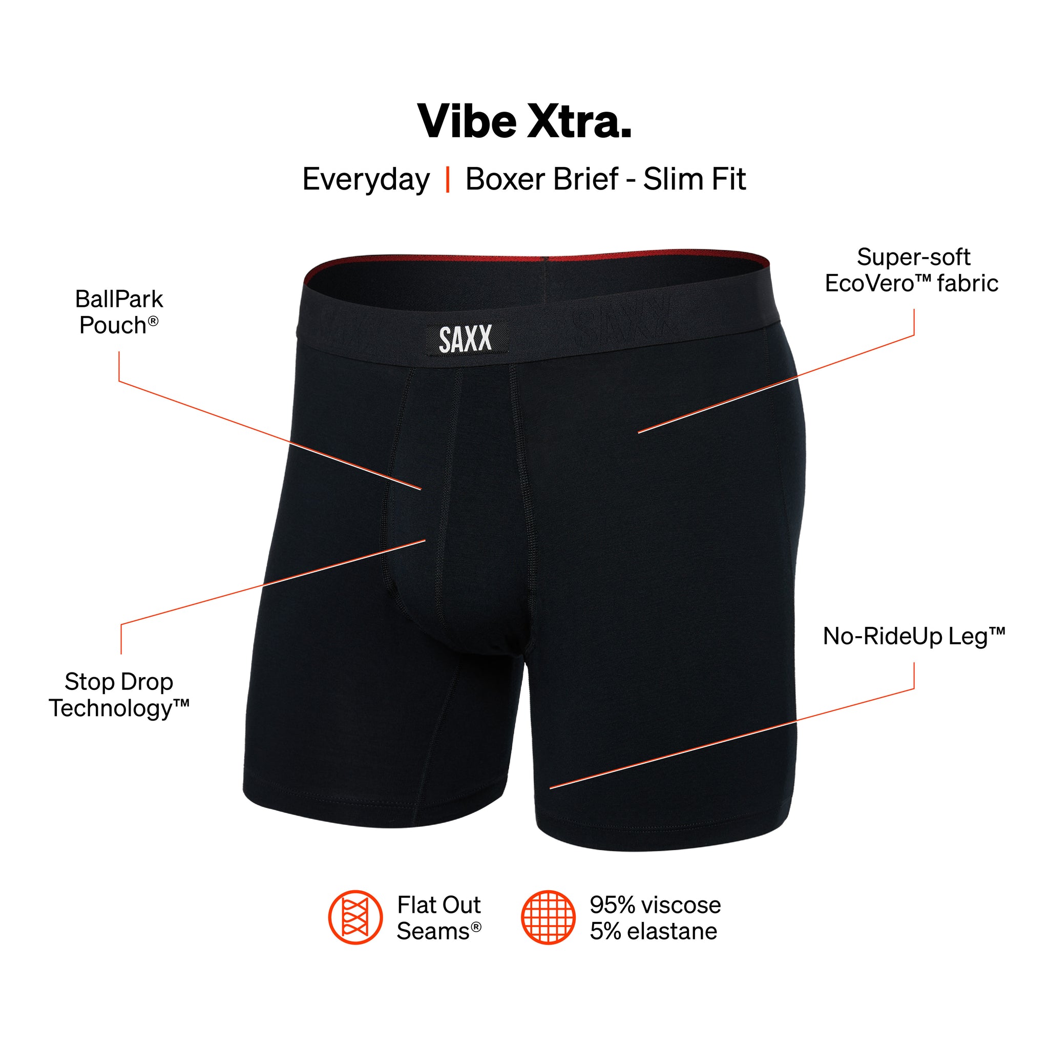 Boxer Vibe Xtra BLACK