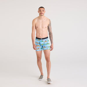 Saxx - Vibe Boxer Brief : Black Coast Stripe