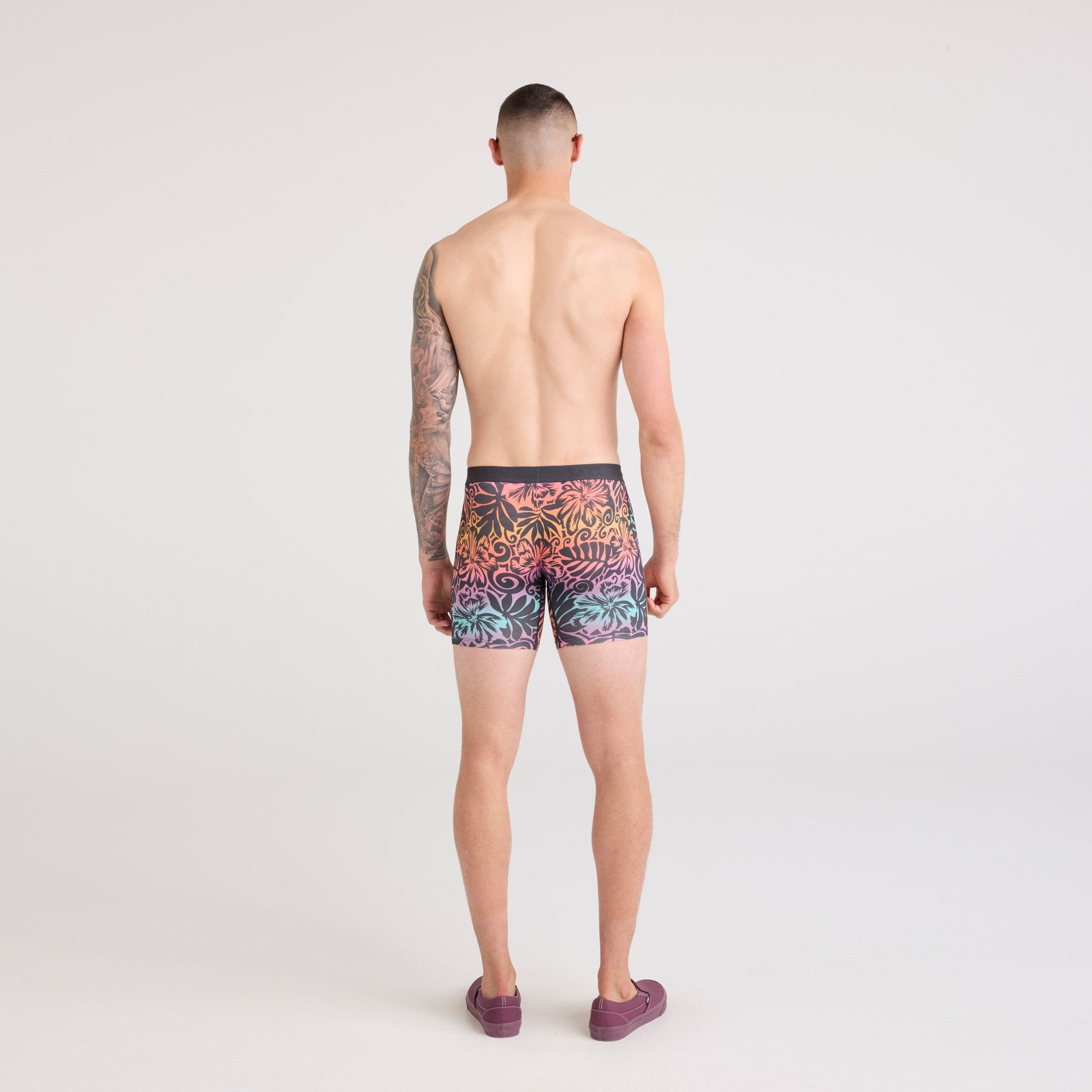 Saxx - Vibe Boxer Brief : Black Coast Stripe