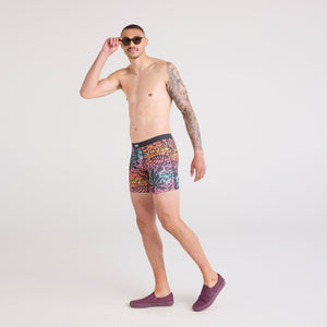 Saxx - Vibe Boxer Brief : Black Coast Stripe