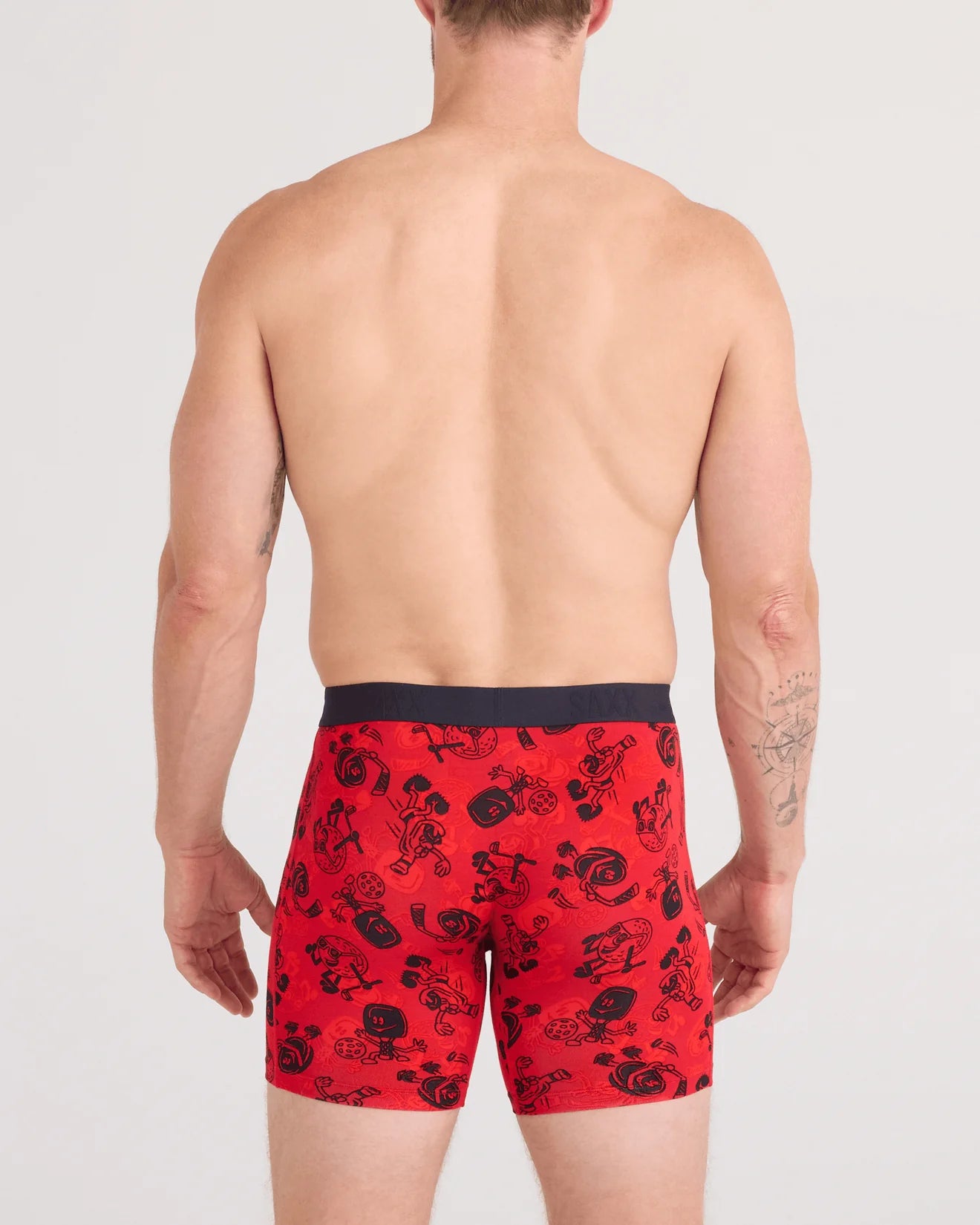 Boxer Vibe Xtra BOULE ÉCLABOUSSÉE-CERISE