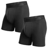 Pack of 2 Essentials BLACK boxers